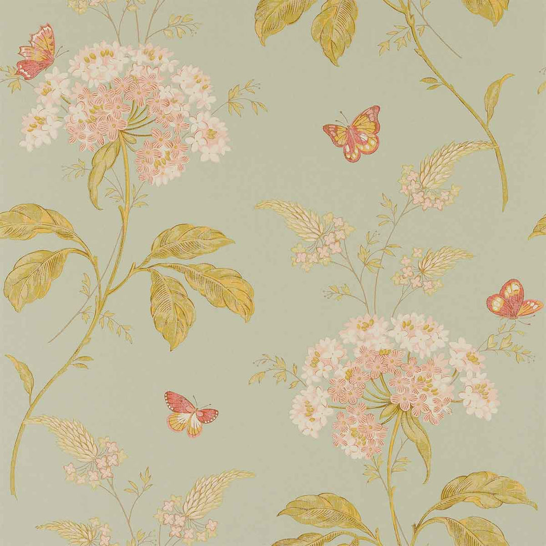 Colefax & Fowler Messina Wallpaper | Aqua | 07132/01