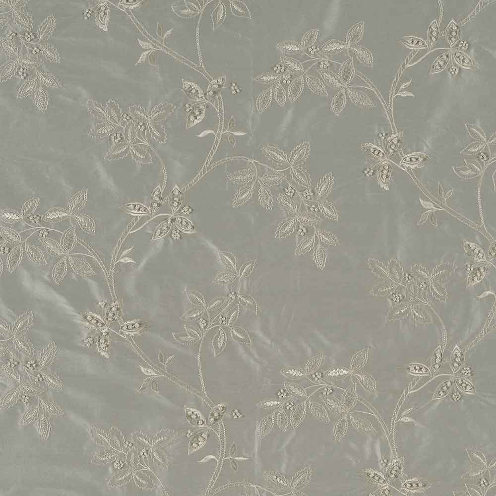 Trailing Tree Silk French Grey Fabric