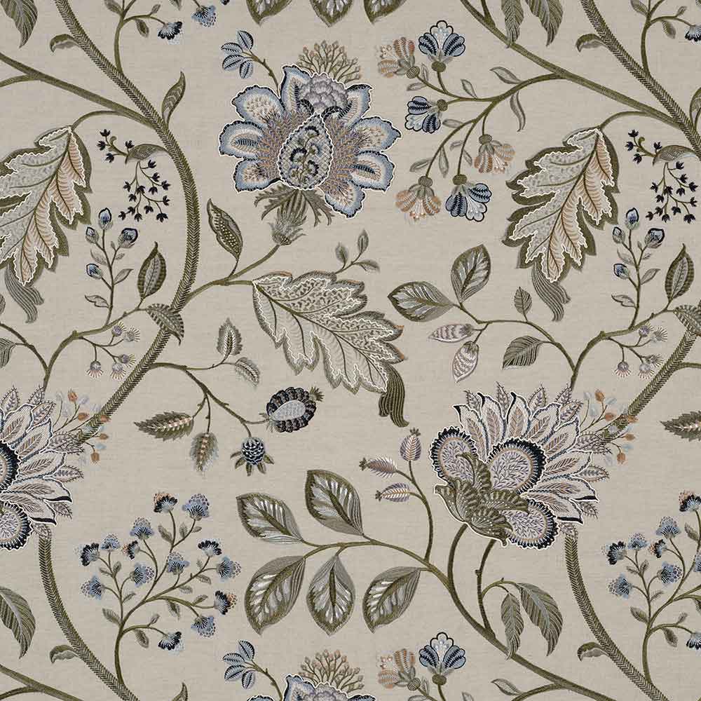 Shalimar Blue & Green Fabric