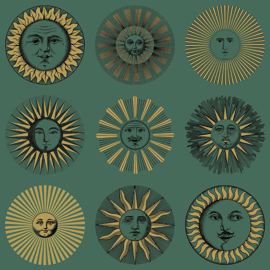 Cole & Son Soli Wallpaper | Emerald & Gold | 123/1005