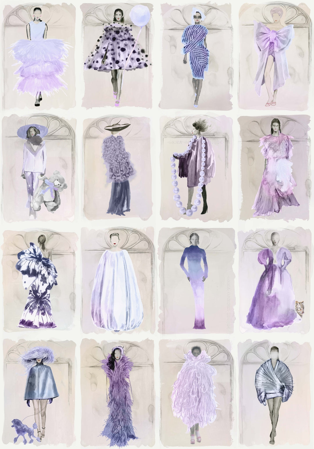 Couture Carousel With Windows Lavender Pearl