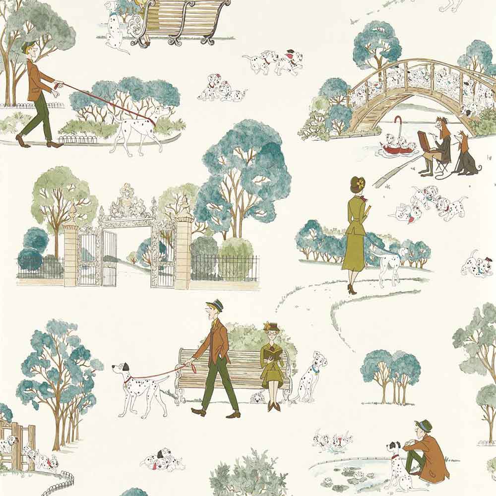 101 Dalmations Breeze Blue Wallpaper