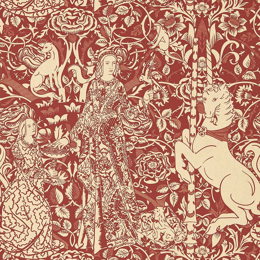 Sanderson Aurelia’s Grail Wallpaper | Madder & Parchment | 217298