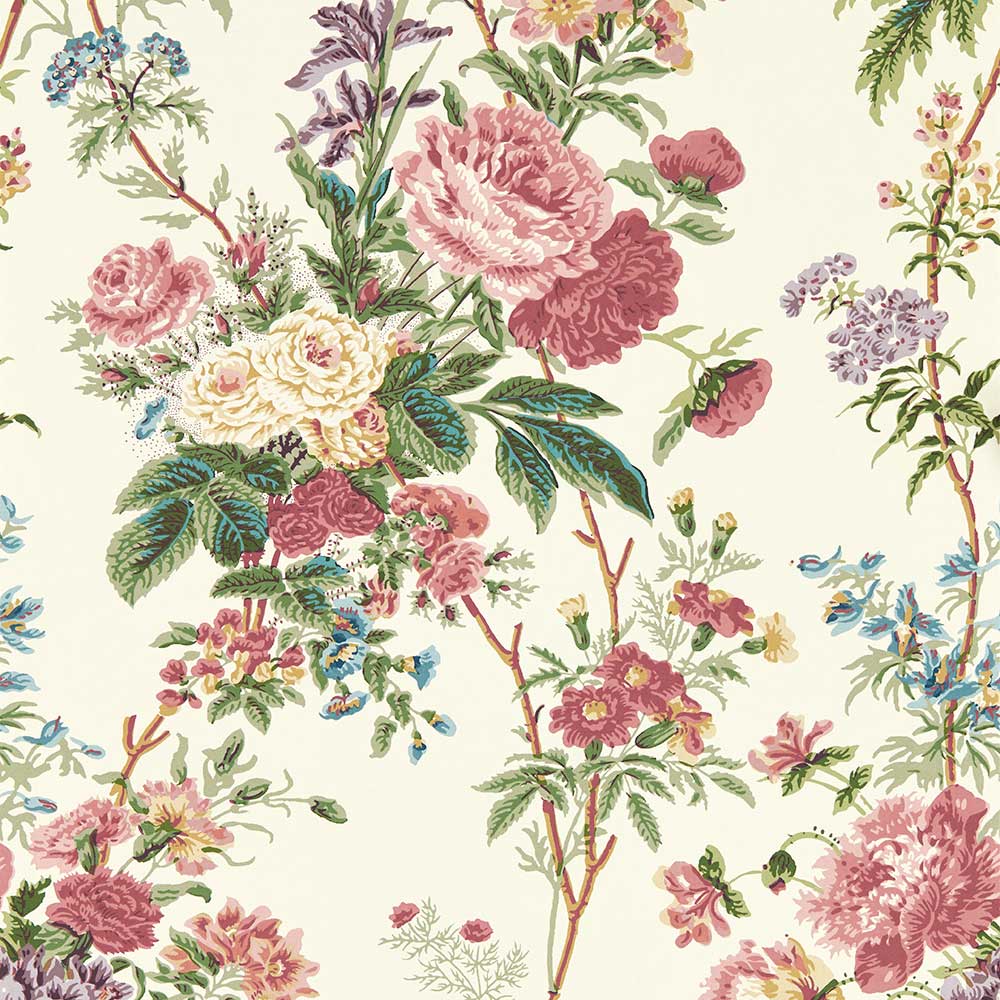 Sanderson Lakeland Paradis Wallpaper | Carmine | 217305