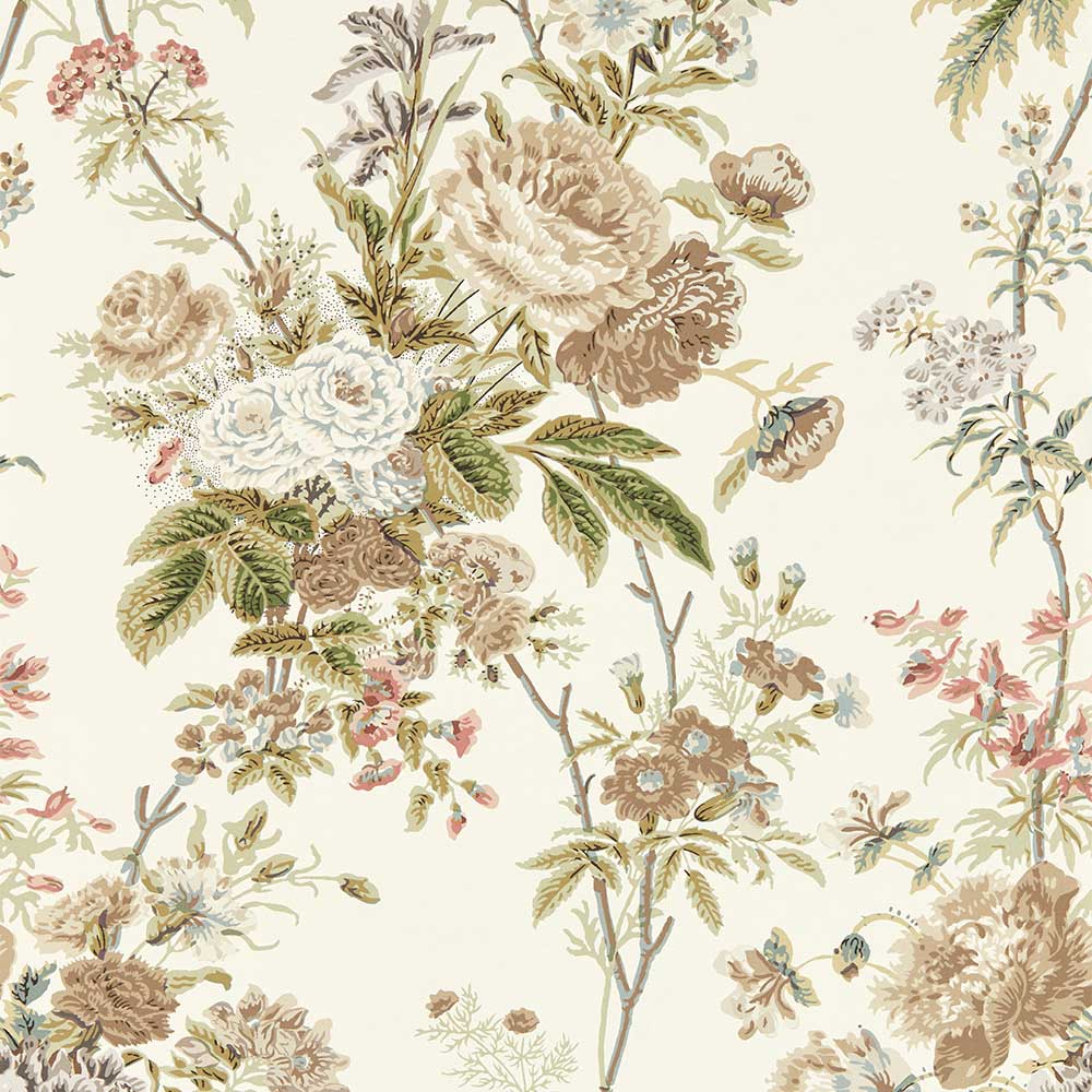 Sanderson Lakeland Paradis Wallpaper | Walnut | 217306