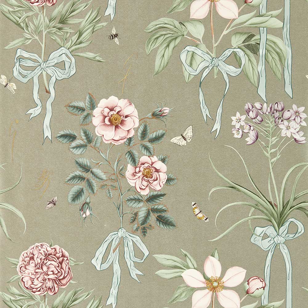 Sanderson Cupid’s Beau Wallpaper | Florin & Madder | 217312