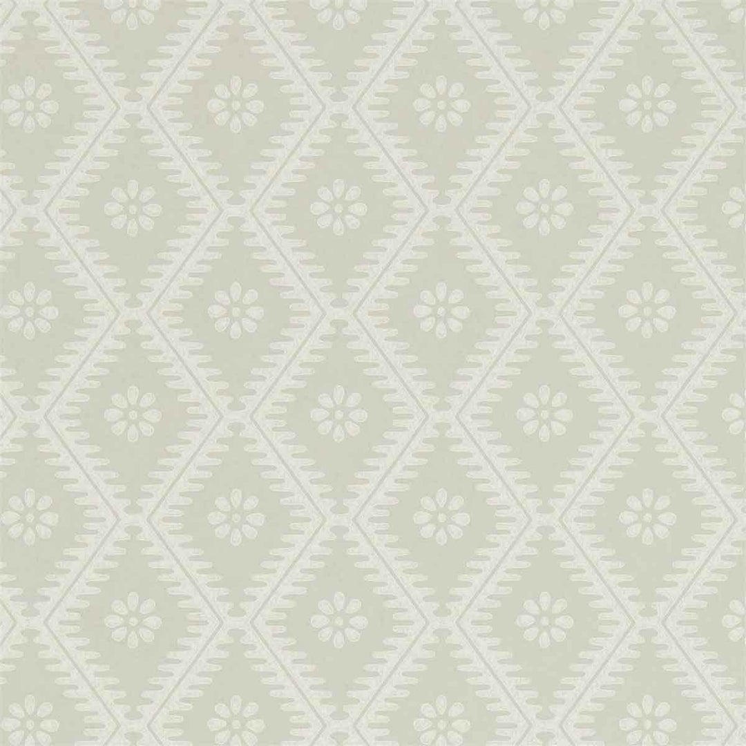 Witney Daisy Linen Wallpaper by Sanderson - 216875 | Modern 2 Interiors