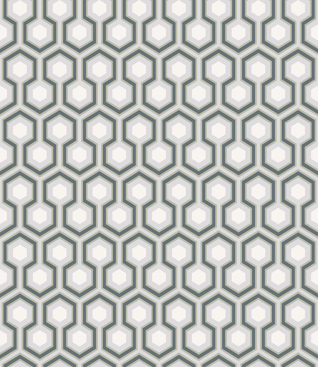 Hicks Hexagon Wallpaper by Cole & Son - 66/8055 | Modern 2 Interiors