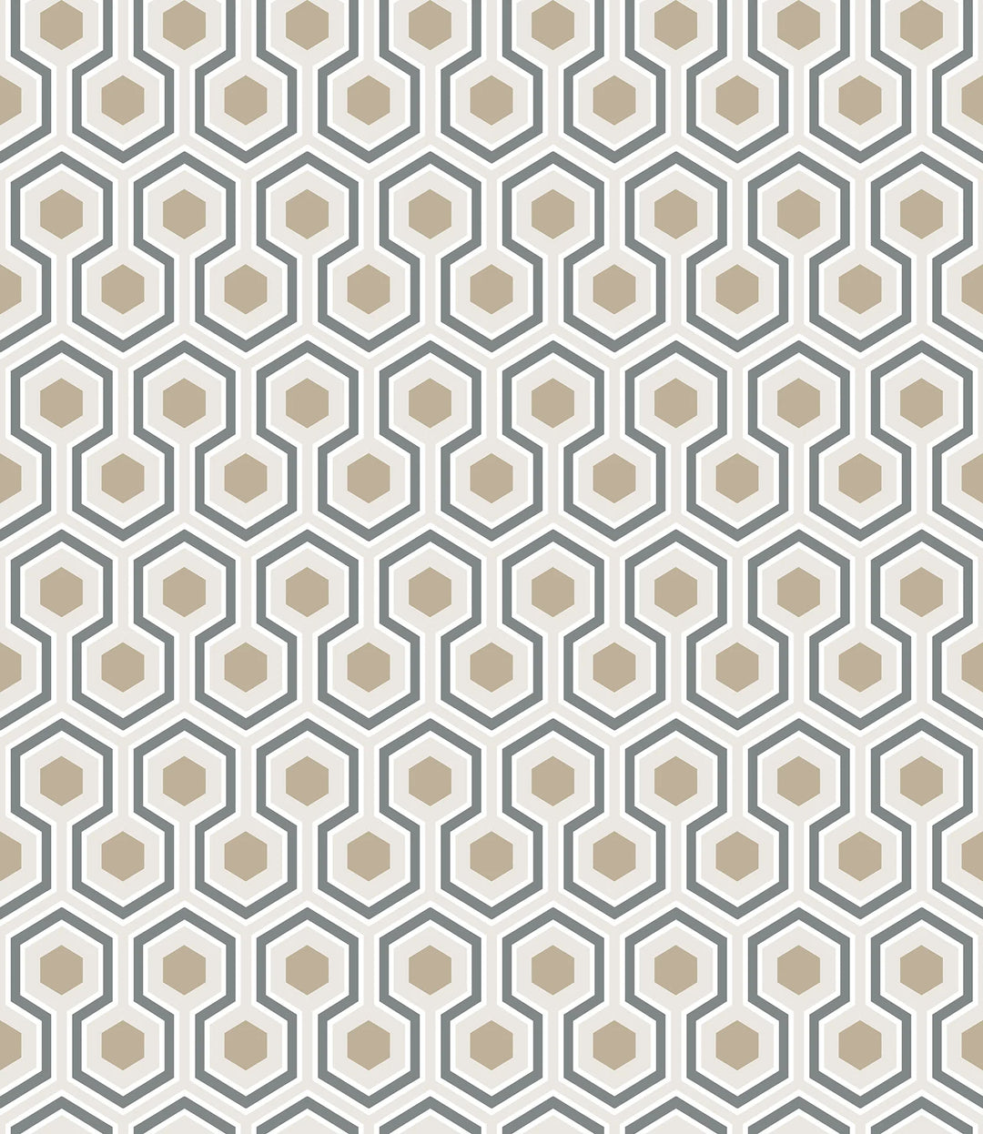 Hicks Hexagon Wallpaper by Cole & Son - 95/3016 | Modern 2 Interiors