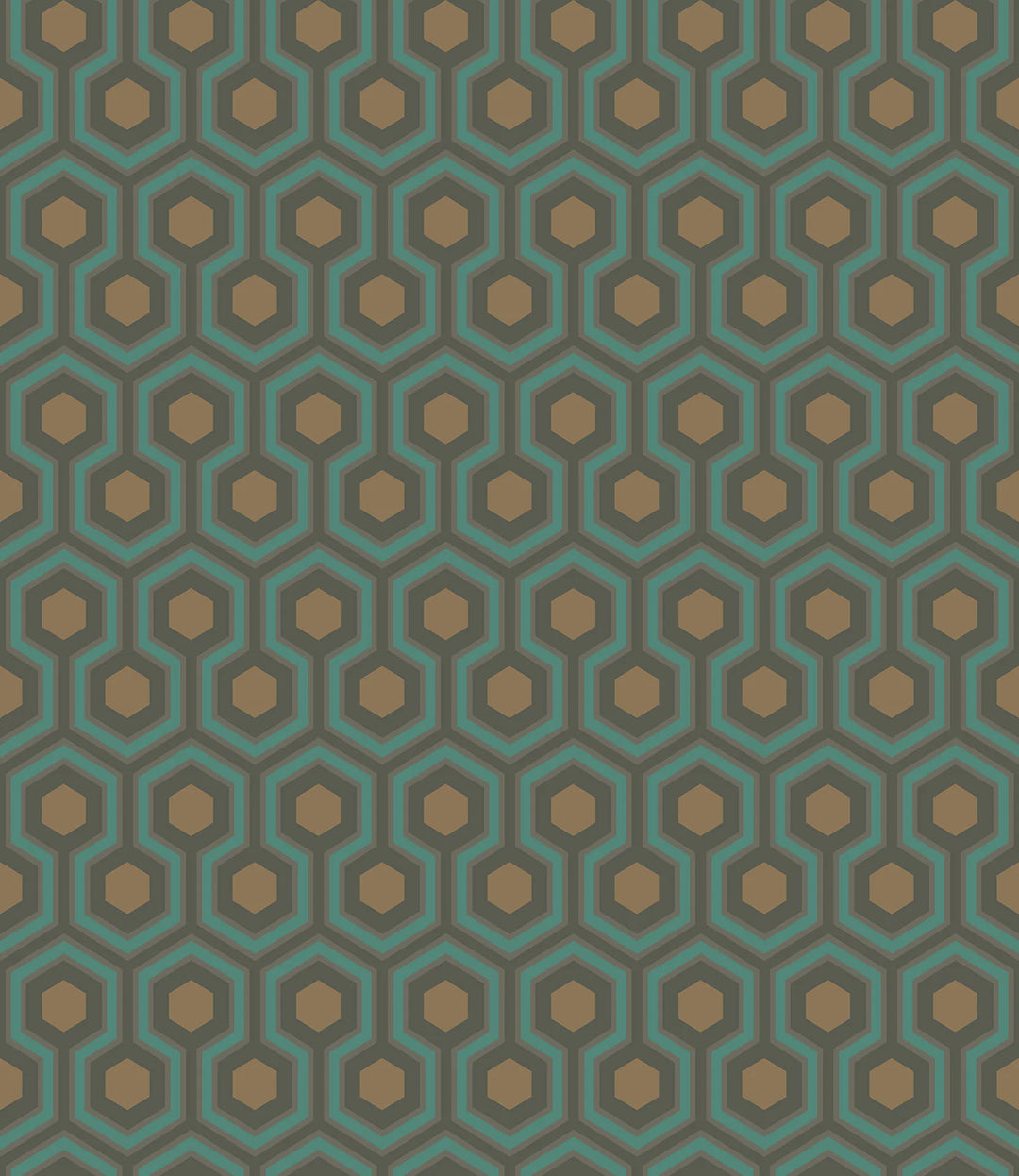 Hicks Hexagon Wallpaper by Cole & Son - 95/3018 | Modern 2 Interiors