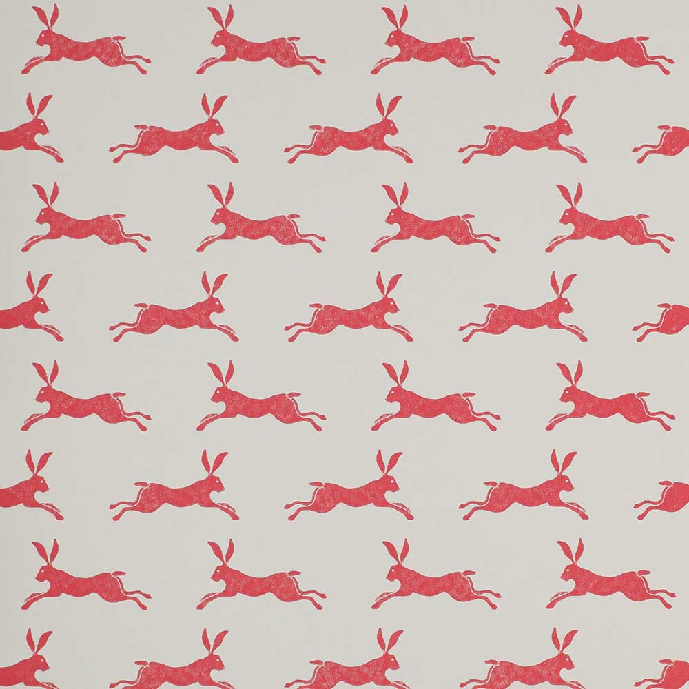 March Hare Red Wallpaper