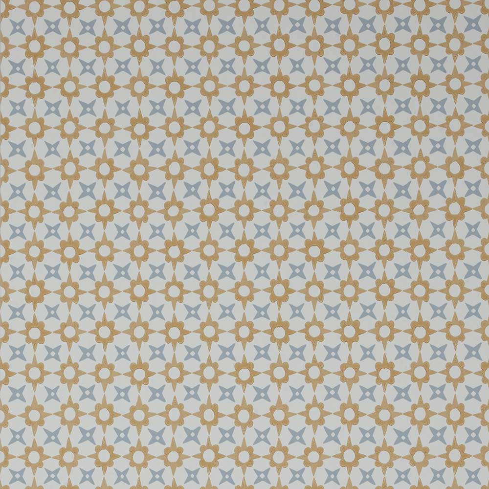 Tassi Yellow & Blue Wallpaper