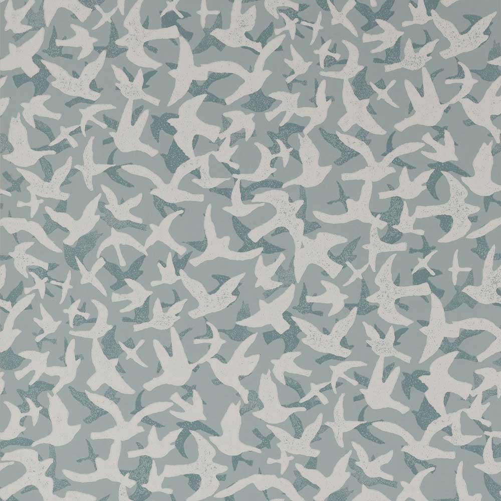 Windsong Blue Wallpaper