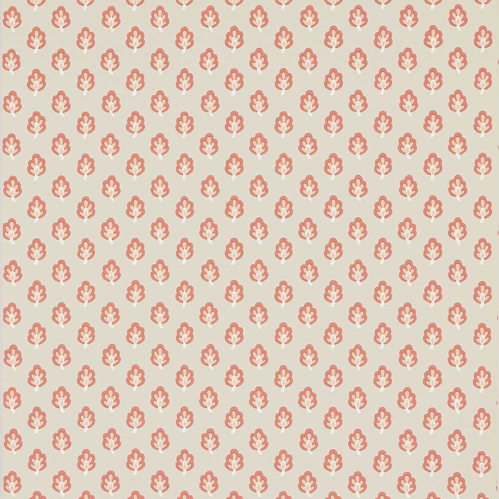 Albie Soft Red Wallpaper