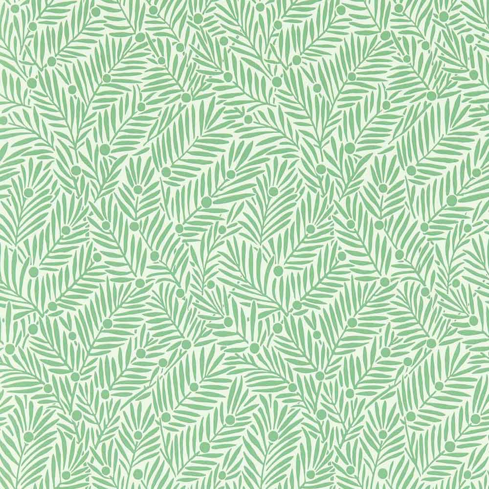 Yew & Aril Spearmint Wallpaper
