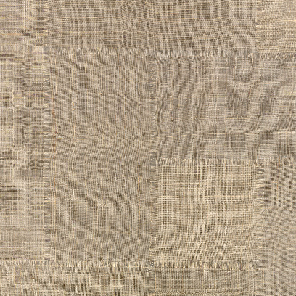 Abaca Patchwork Sepia Wallpaper