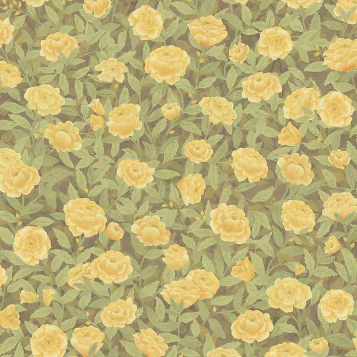 Idylls Roses Line Union Honey Citrine Fabric