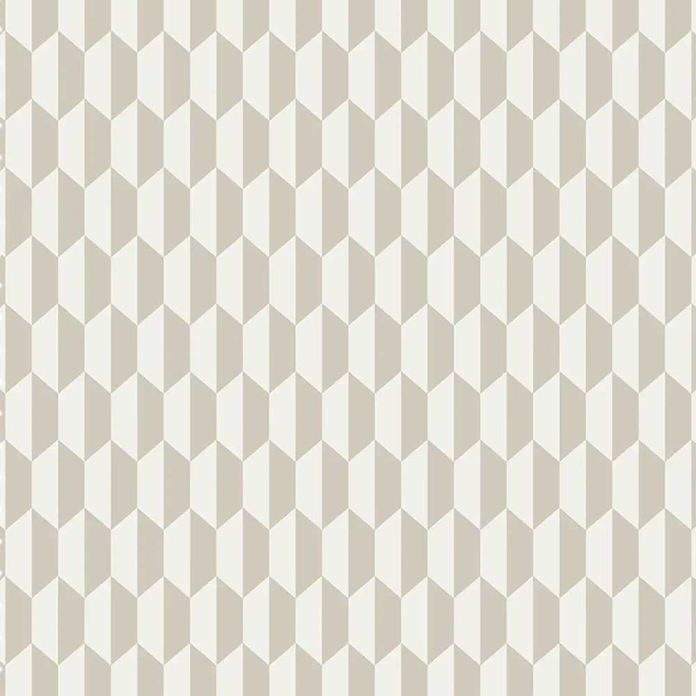 Cole & Son Tile Jaquard Fabric | Cream & Oat | F111/9033