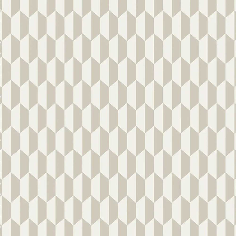 Cole & Son Tile Jaquard Fabric | Cream & Oat | F111/9033
