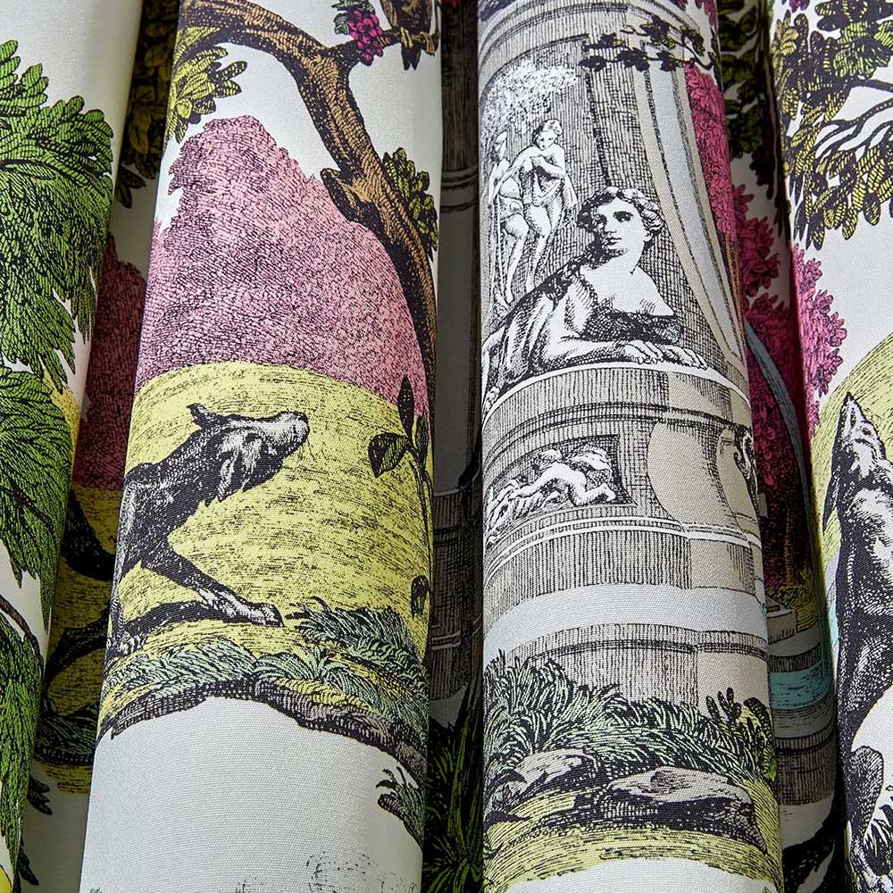 Cole & Son Versailles Grand Cotton Fabric | Bright Classic Multi | F111/6023