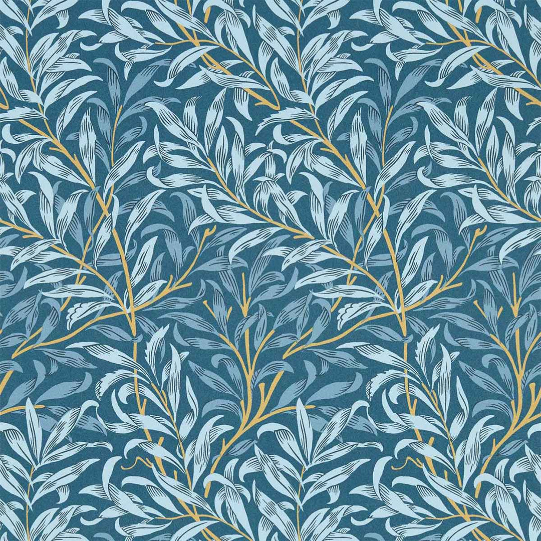 Willow Boughs Denim Wallpaper