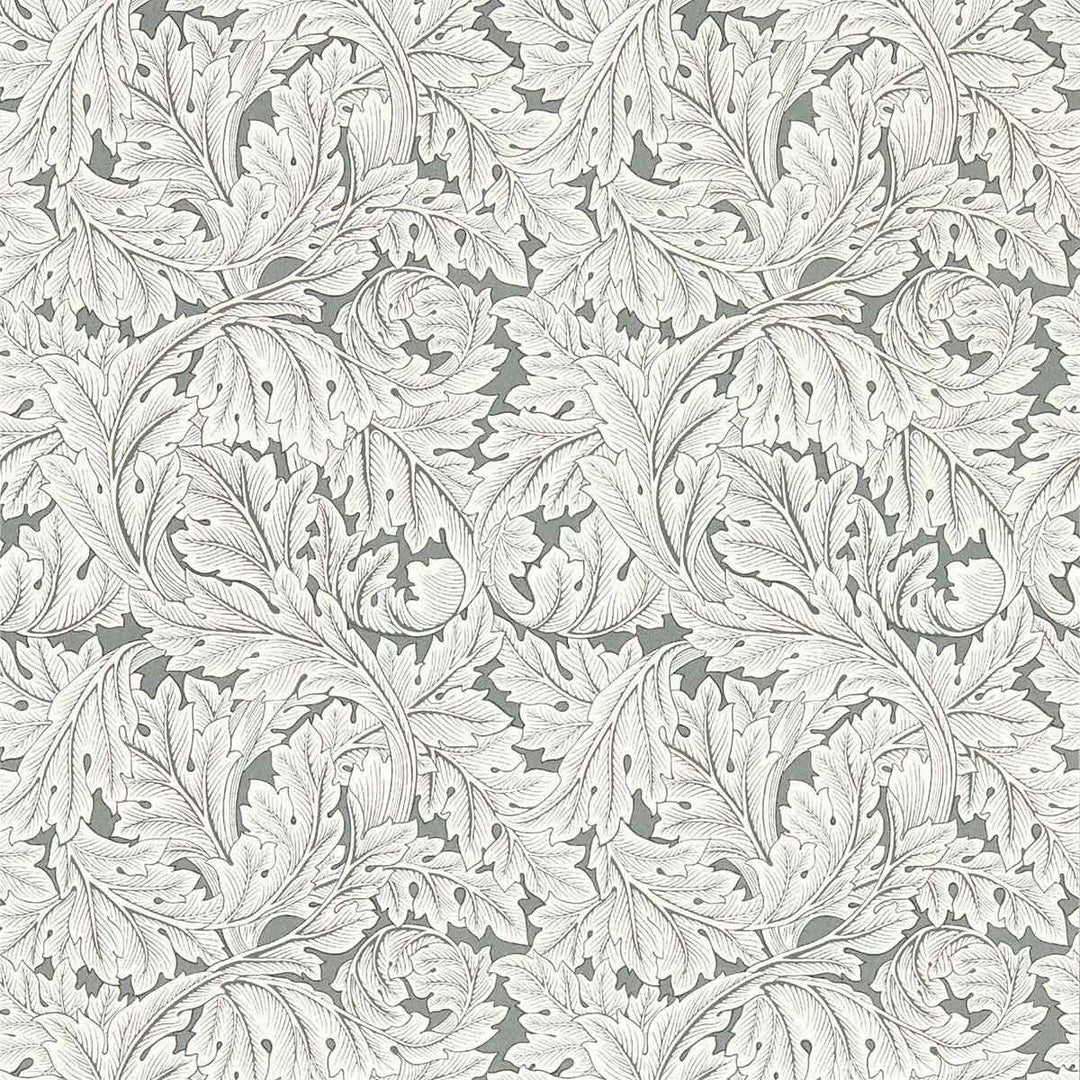 Acanthus Slate Wallpaper