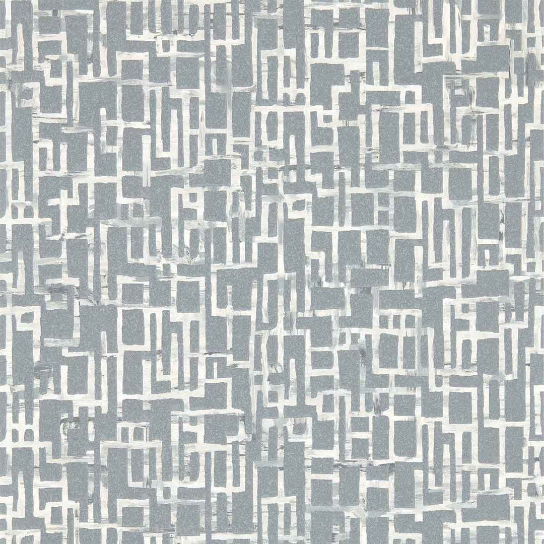 Quadrata Steel Wallpaper