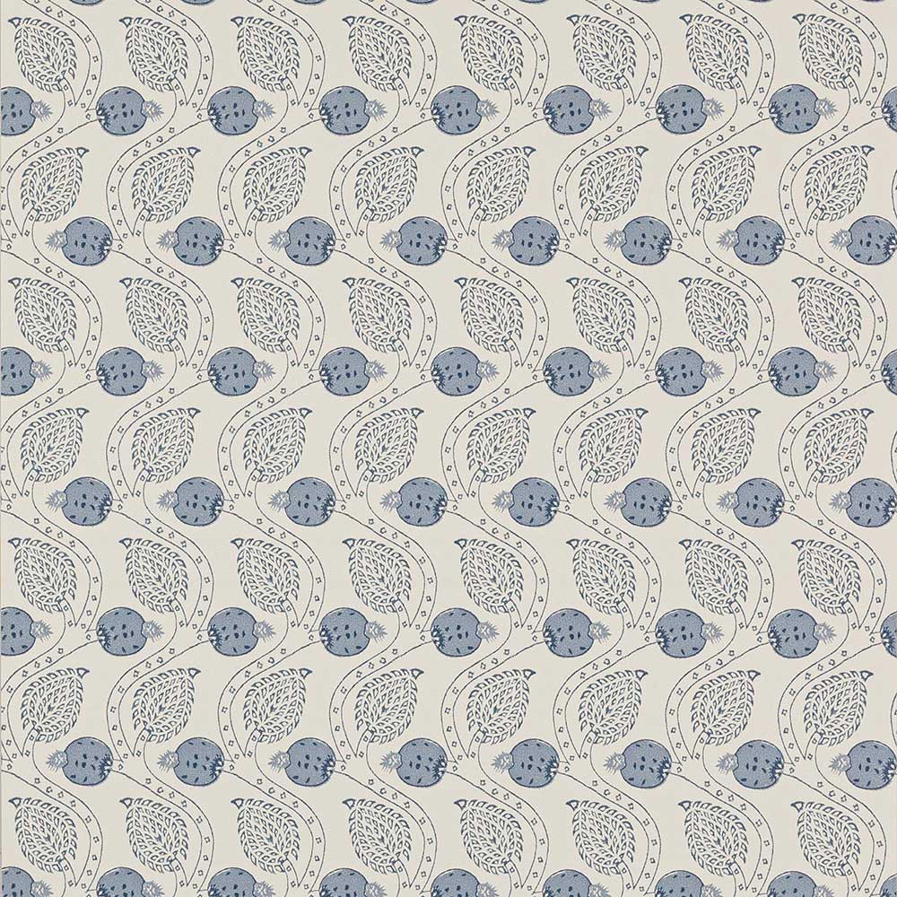 Ashmead Blue Wallpaper