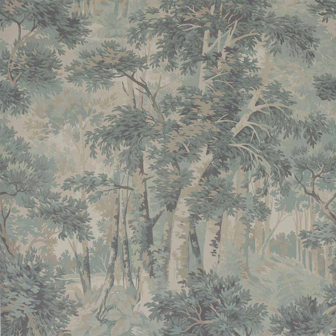 Colefax & Fowler Arden Wallpaper | Old Blue | W7016-01