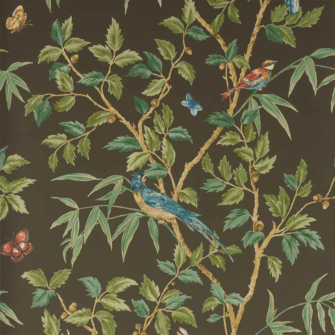 Colefax & Fowler Ashdown Wallpaper | Black | W7021-02