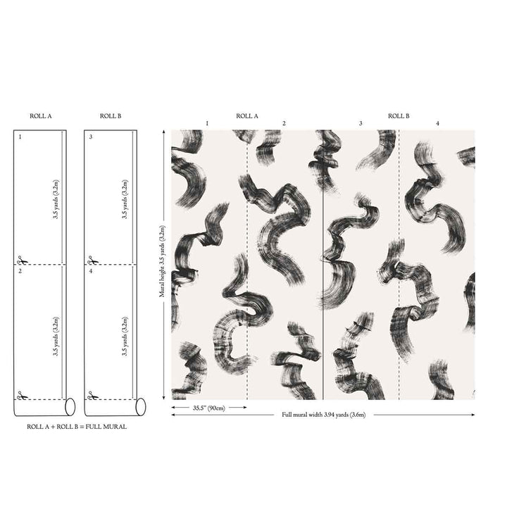 Tsauri Mural Alabaster Wallpaper