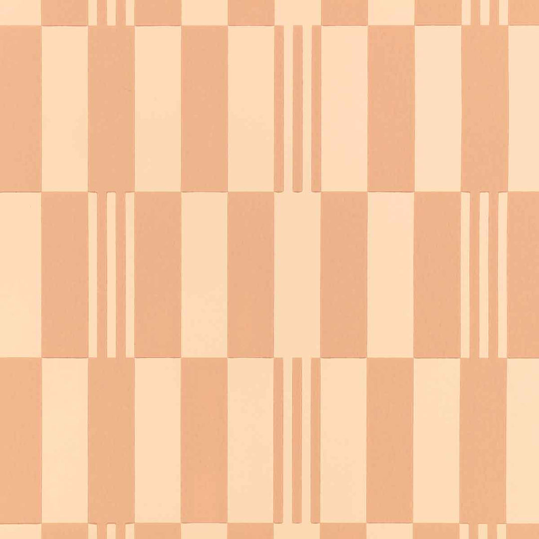 Checkerboard Pink Apricot Wallpaper