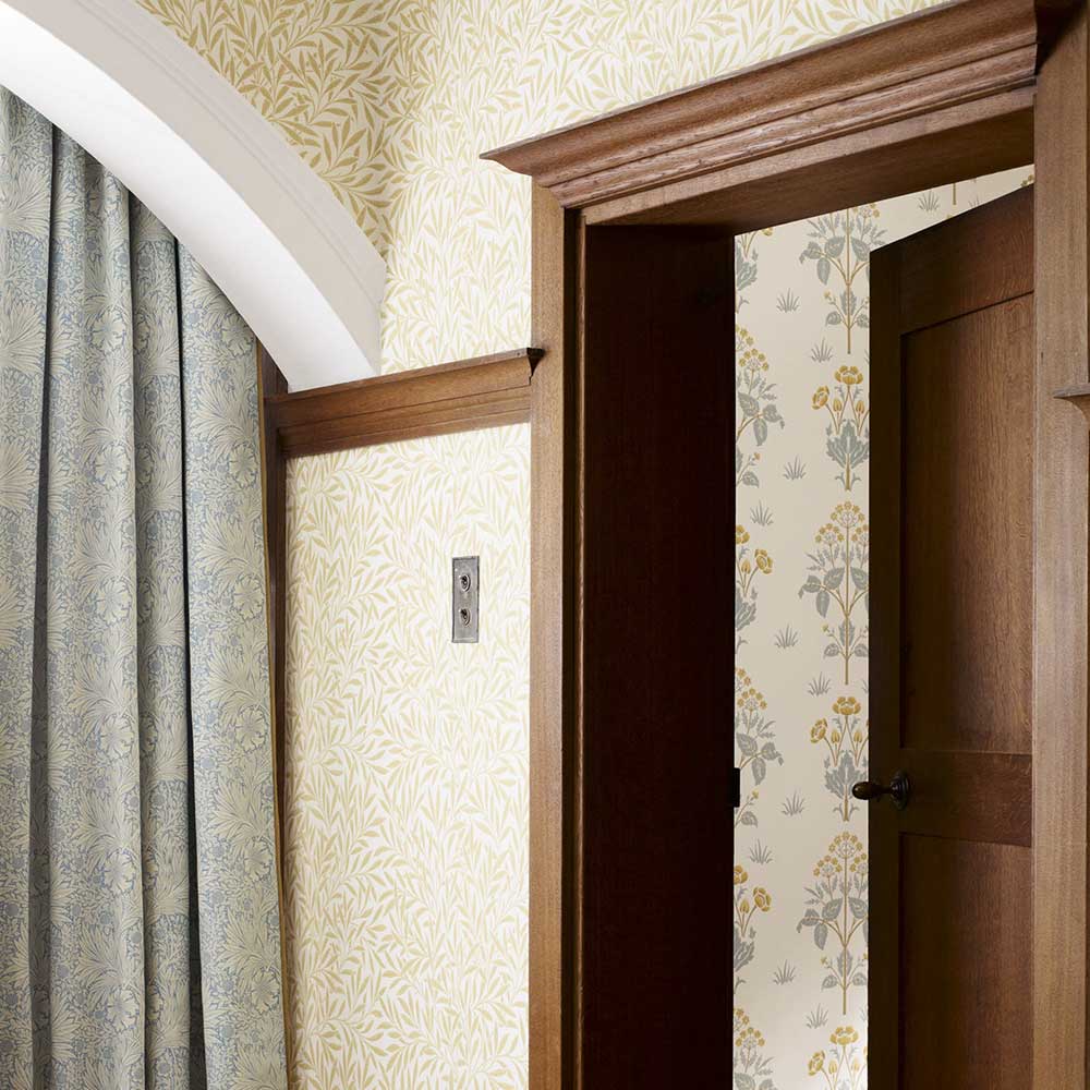 Willow Bough Green Wallpaper