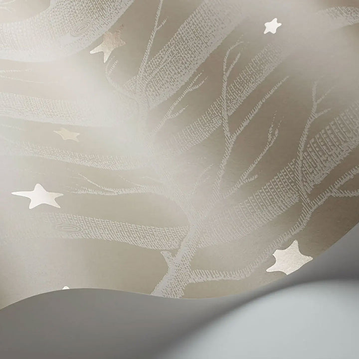 Woods & Stars Linen Wallpaper