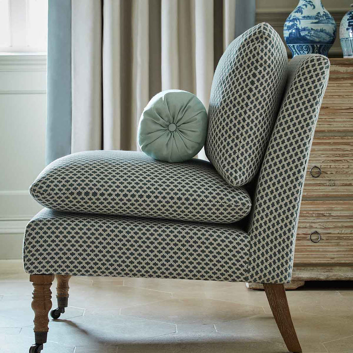 Asscher Blue Haze Fabric
