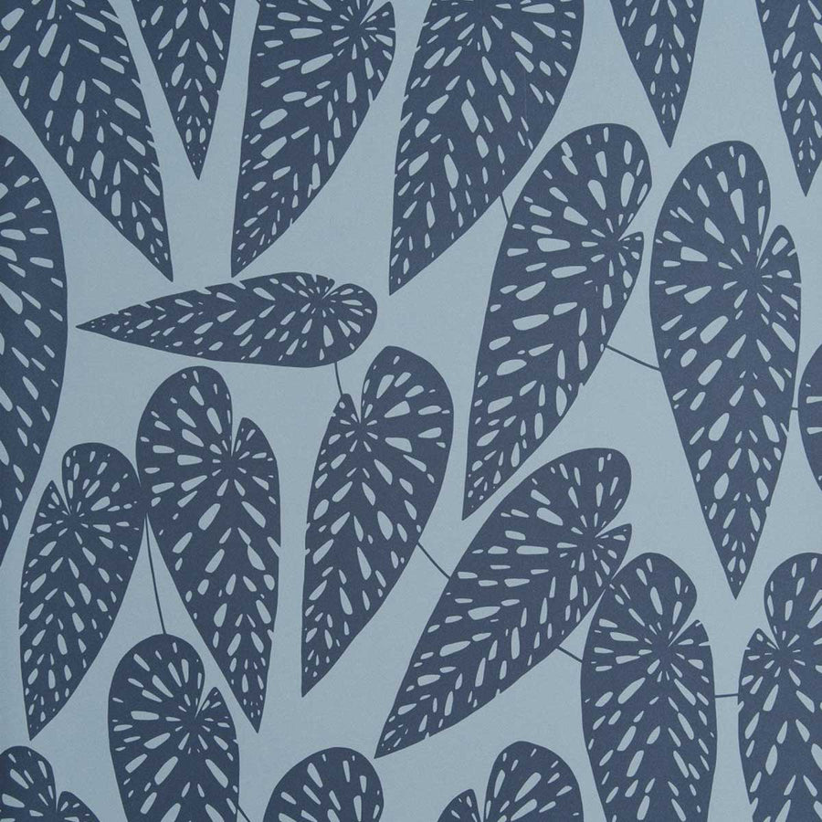 MissPrint Tropics Wallpaper | Blue Leaf | MISP1294