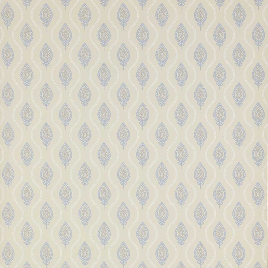 Colefax & Fowler Verity Wallpaper | Blue & Cream | 7138/07