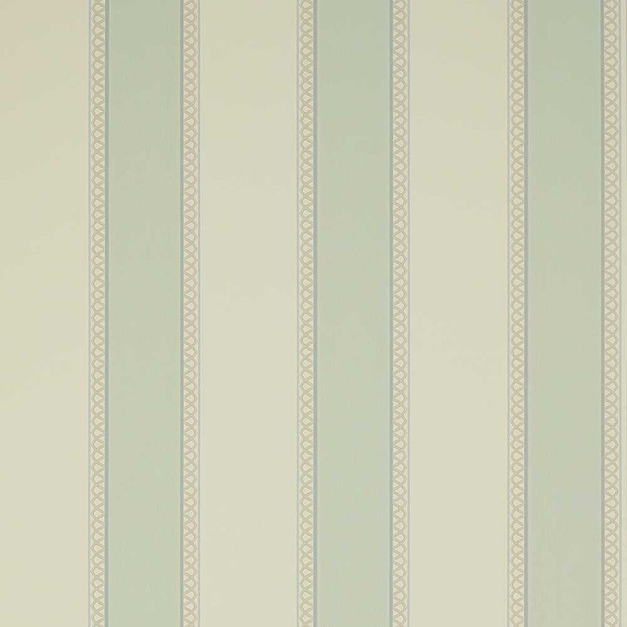 Colefax & Fowler Chartworth Stripe Wallpaper | Old Blue | 7139/08
