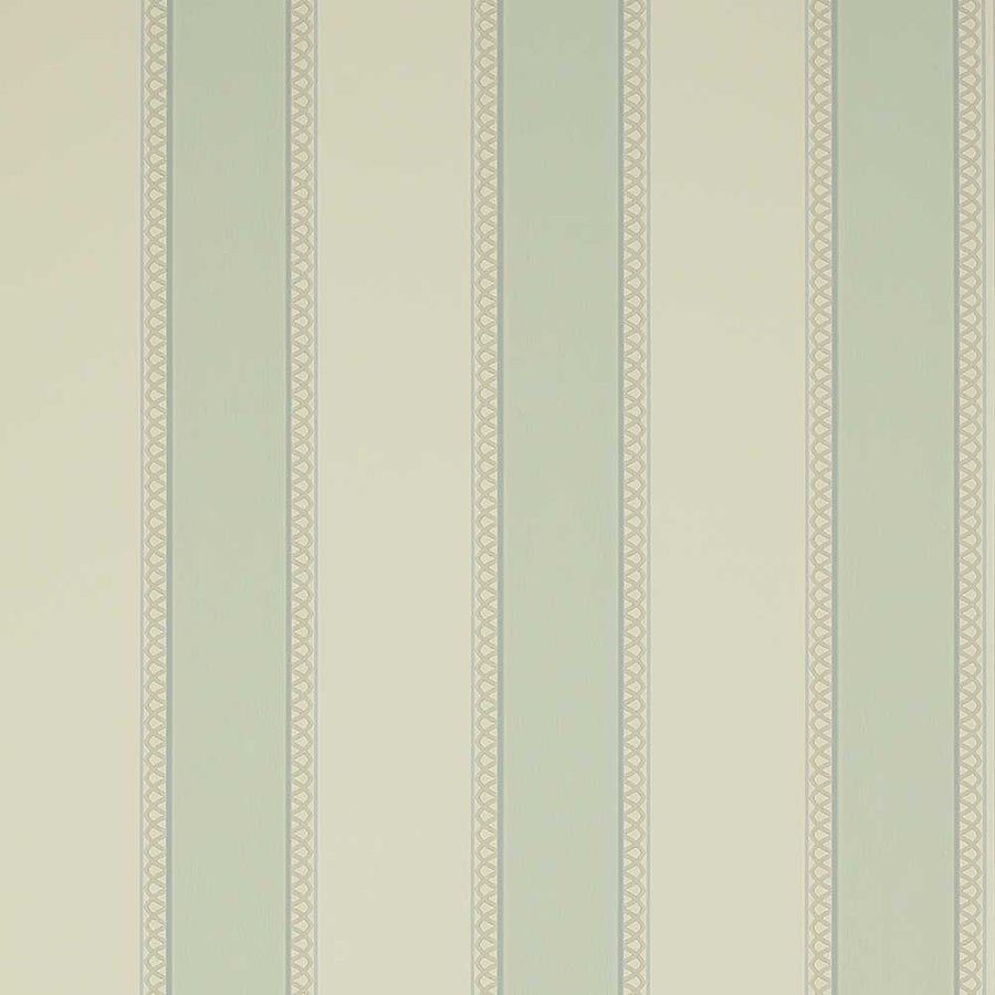 Colefax & Fowler Chartworth Stripe Wallpaper | Old Blue | 7139/08