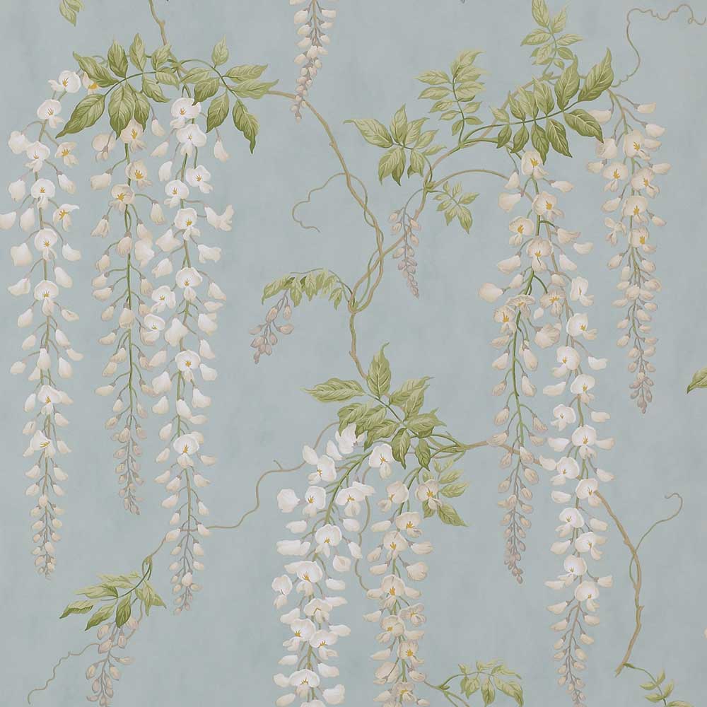 Colefax & Fowler Seraphina Wallpaper | Aqua | 7157/02