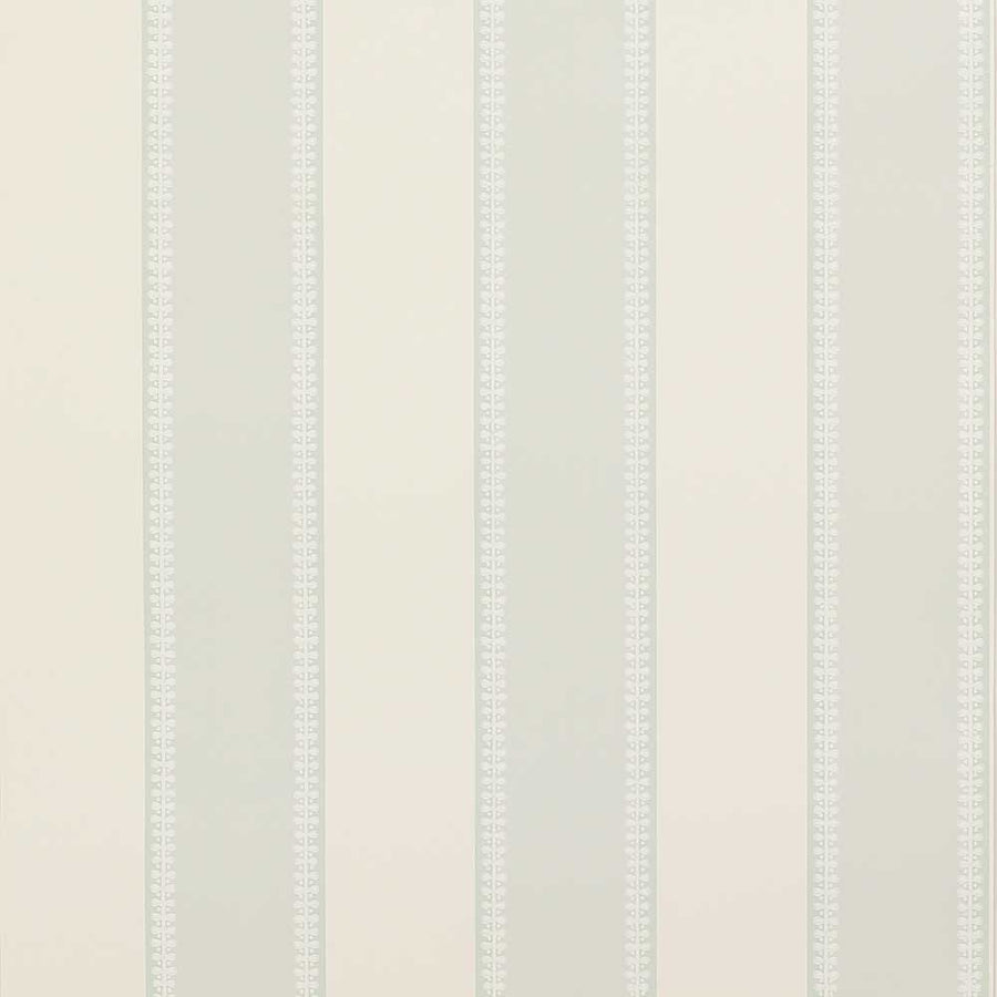 Colefax & Fowler Hume Stripe Wallpaper | Aqua | 7189/01