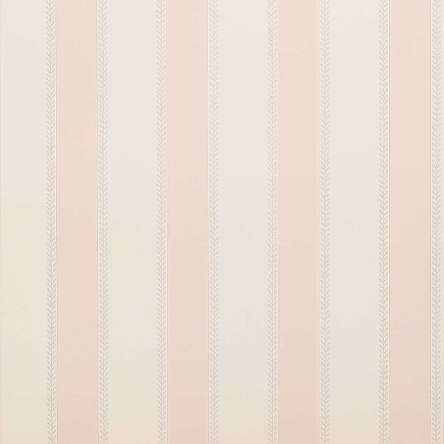 Colefax & Fowler Graycott Stripe Wallpaper | Old Pink | 7190/01