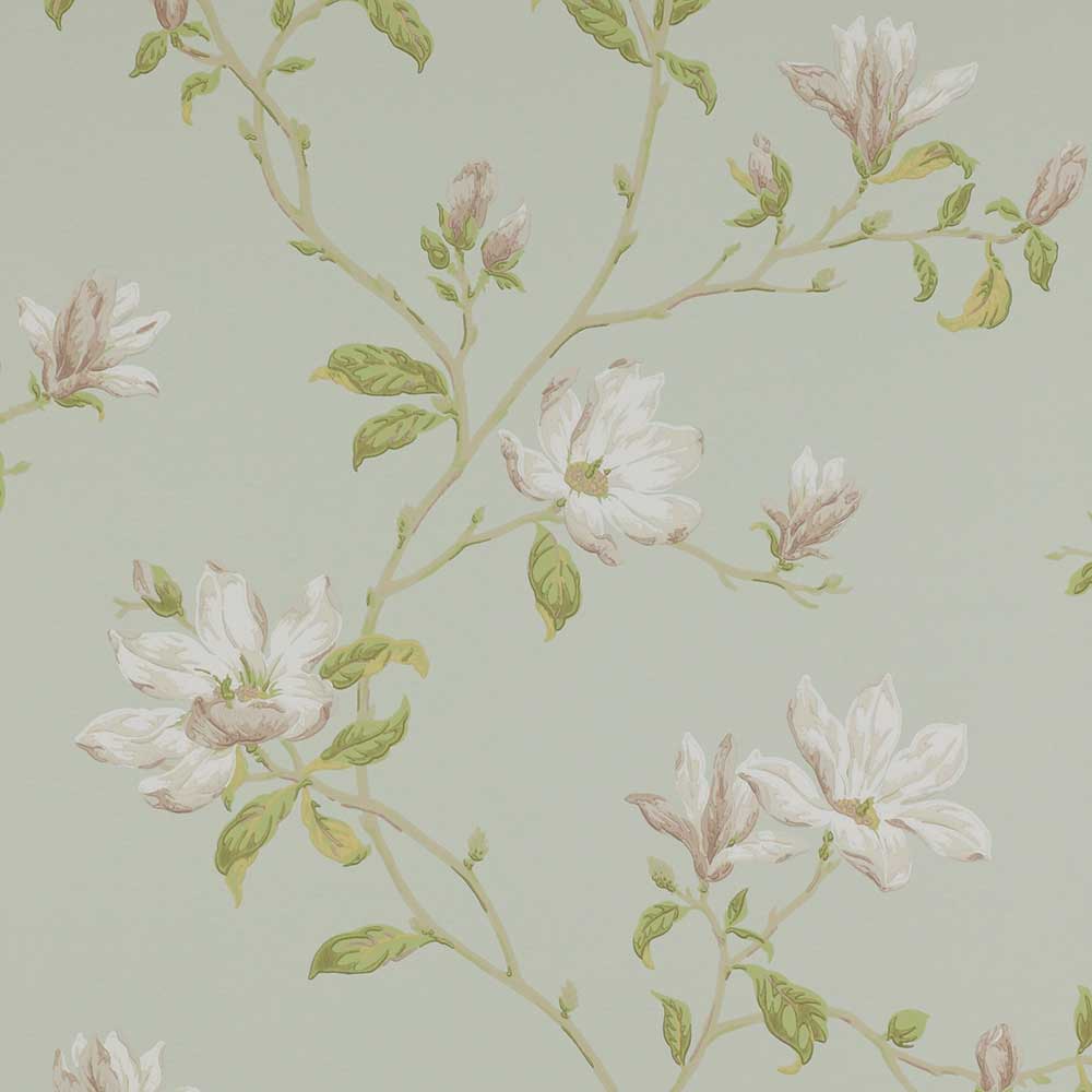 Colefax & Fowler Marchwood Wallpaper | Aqua | 7976/02