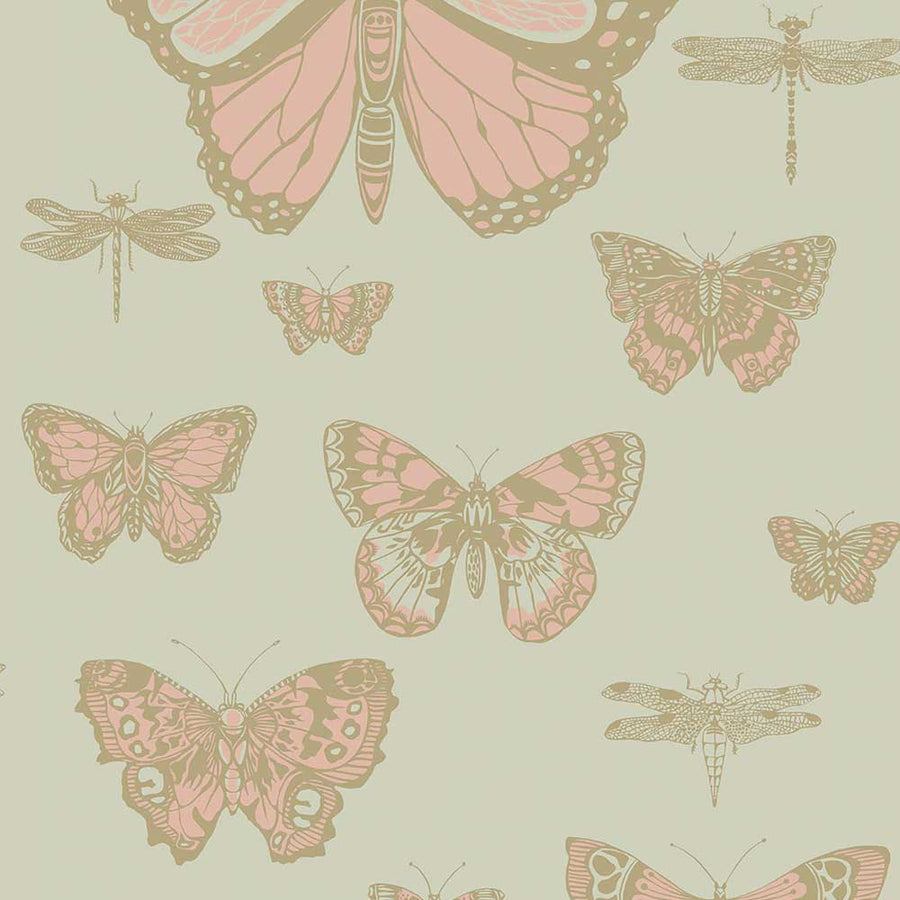 Butterflies & Dragonflies Wallpaper by Cole & Son - 103/15063 | Modern 2 Interiors