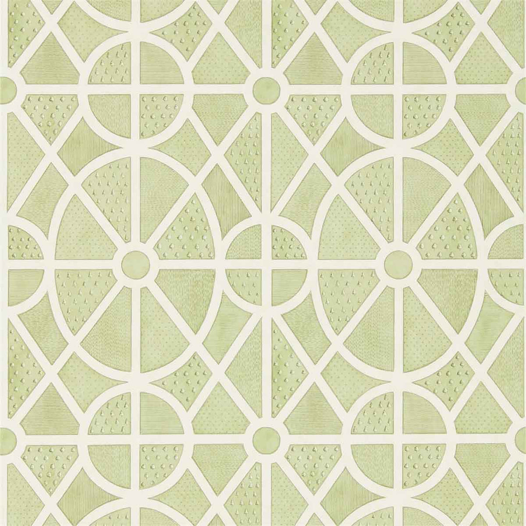 Garden Plan Garden Green Wallpaper by Sanderson - 216315 | Modern 2 Interiors