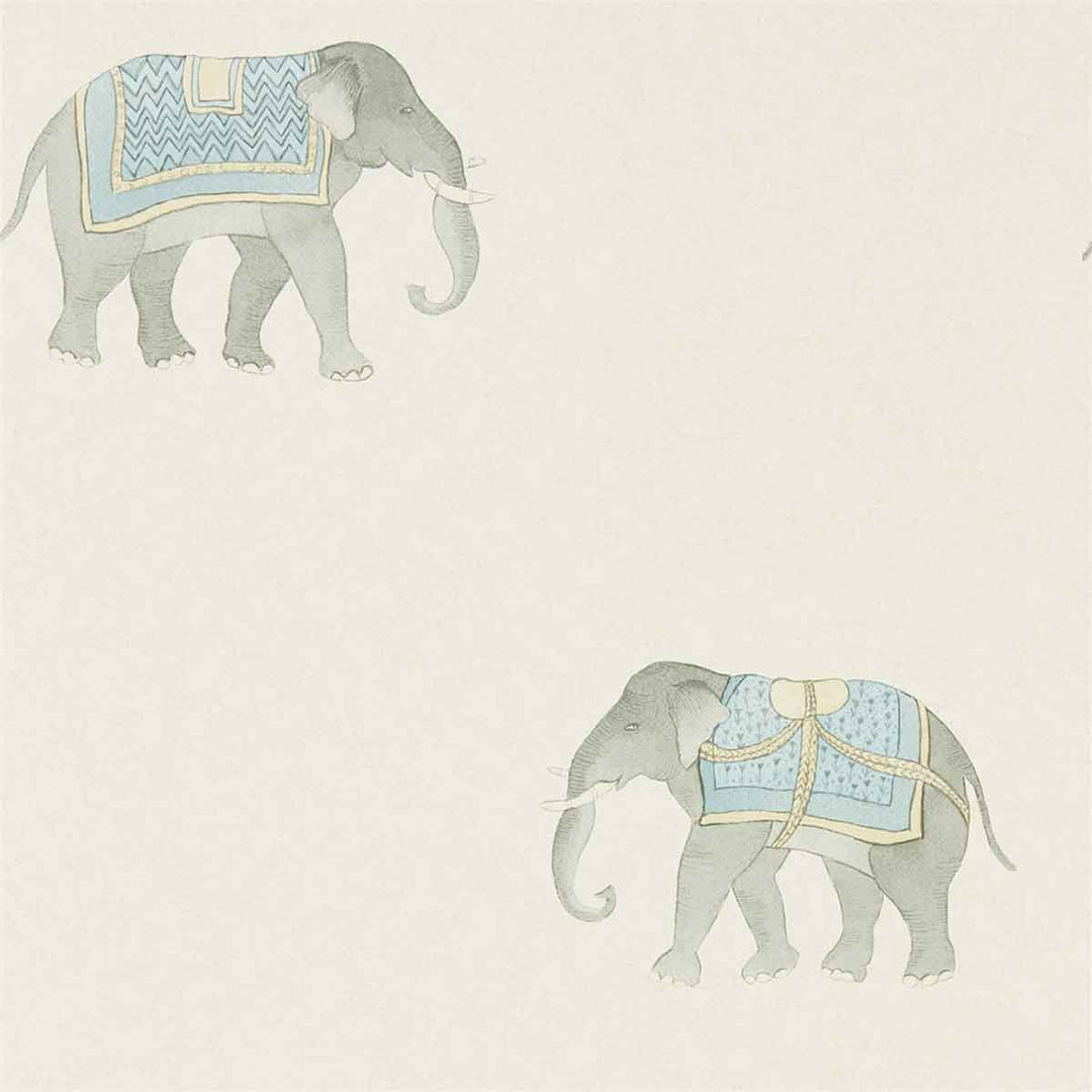 India Wedgwood & Cream Wallpaper by Sanderson - 216332 | Modern 2 Interiors
