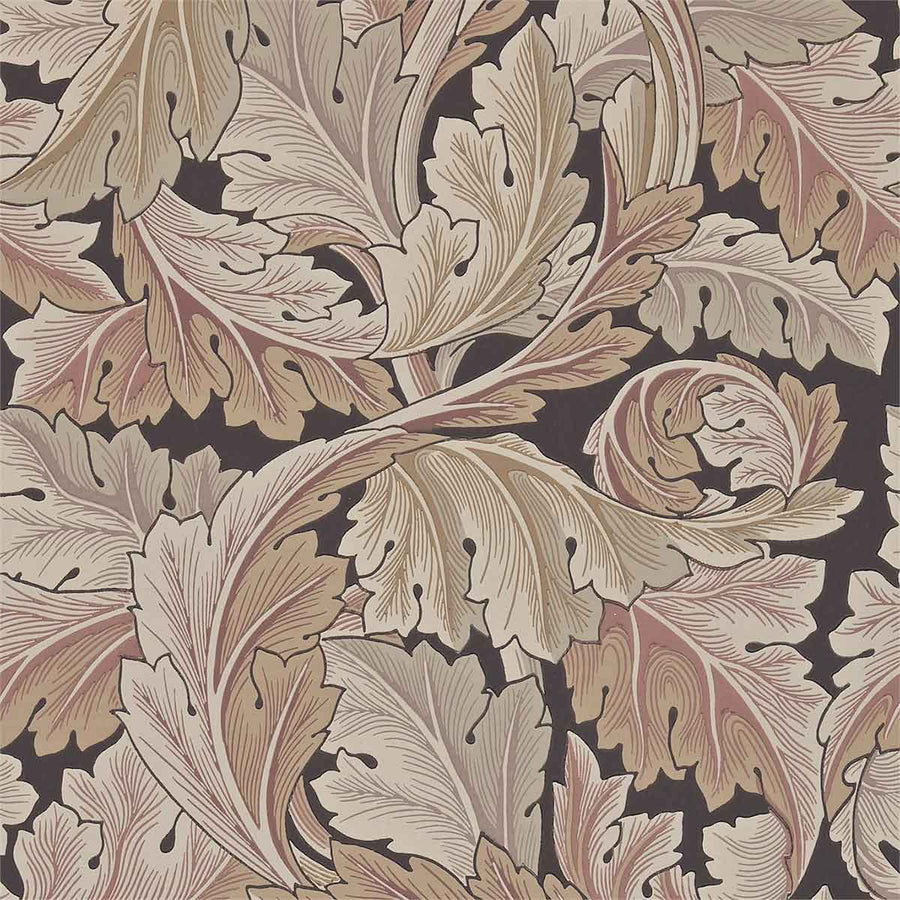 Morris And Co Acanthus Wallpaper - Terracotta - 212551 | Modern 2 Interiors