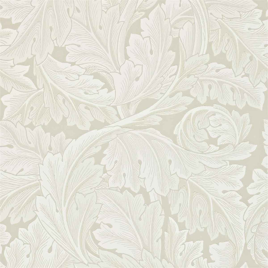 Morris And Co Acanthus Wallpaper - Chalk - 212554 | Modern 2 Interiors