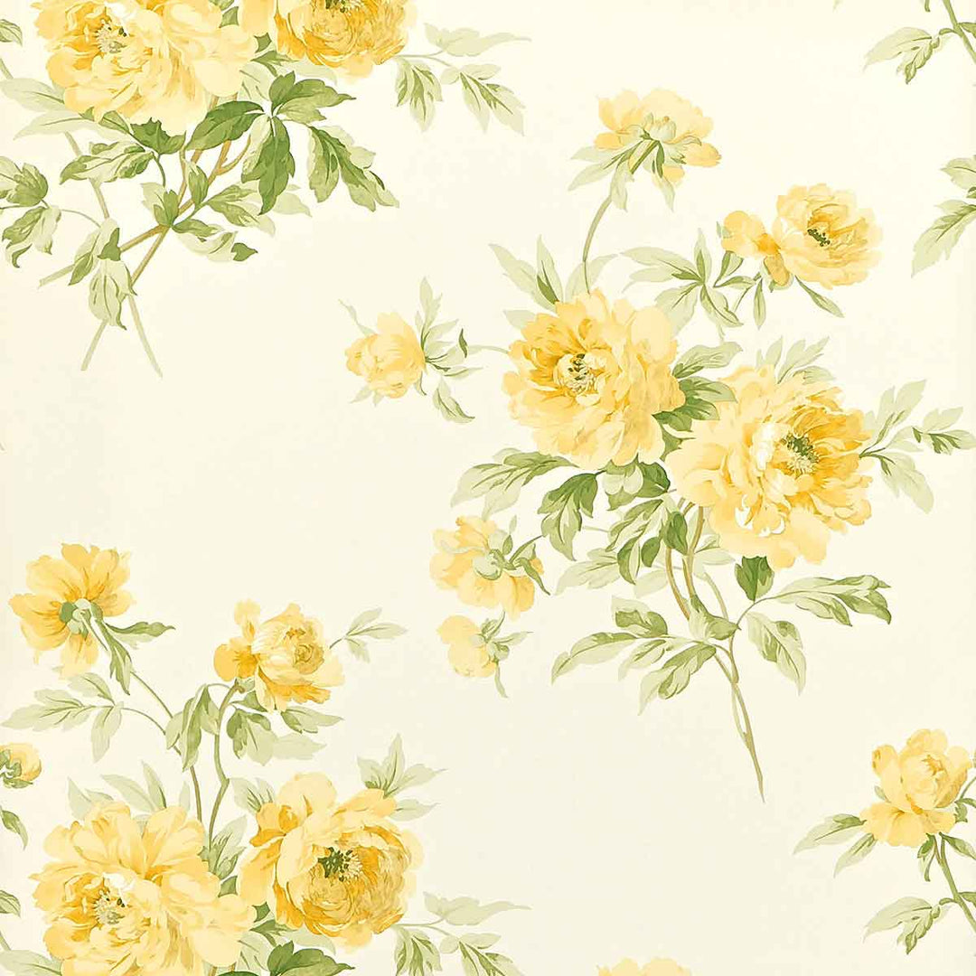 Adele Primrose & Ivory Wallpaper by Sanderson - DCAVAD102 | Modern 2 Interiors