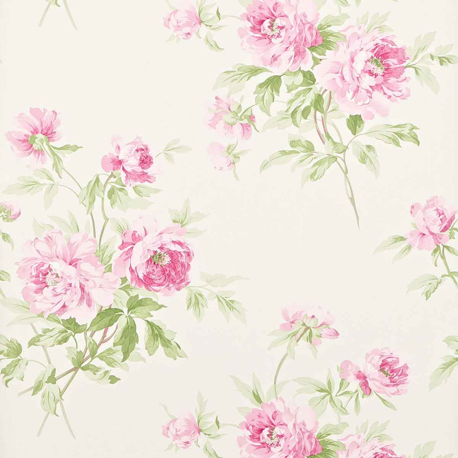 Adele Rapsberry  Wallpaper by Sanderson - DCAVAD104 | Modern 2 Interiors